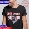 USC Gamecocks 2022 Palmetto Bowl Champions Your House Our State Vintage T-Shirt