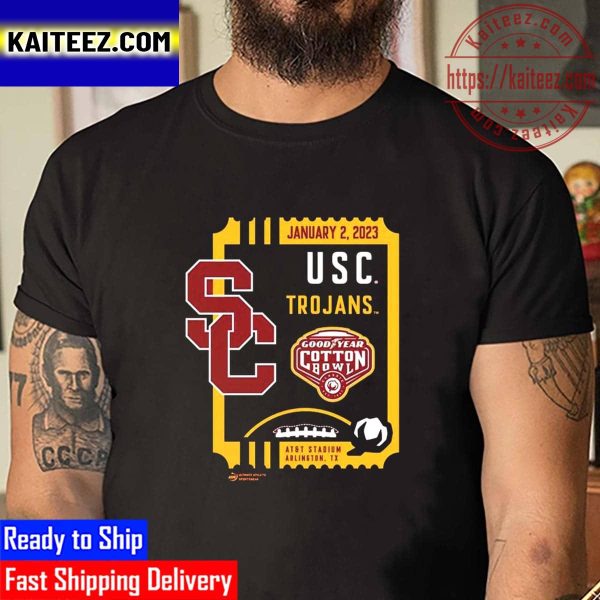 USC Trojans 2023 Goodyear Cotton Bowl Vintage T-Shirt