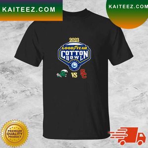 USC Trojans Vs Tulane Green Wave 2023 Goodyears Cotton Bowl Classic Est 1937 T-shirt