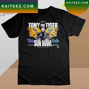 Ucla Bruins Vs Pittsburgh Panthers Tony The Tiger Sun Bowl 2022 Match-up T-Shirt