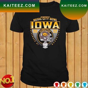 University of Iowa Football 2022 Music City Bowl T-shirt