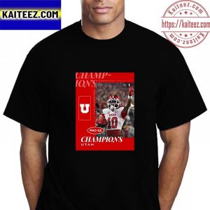 Utah Back To Back Champions 2022 PAC 12 Champs Vintage T-Shirt