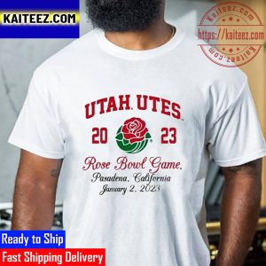 Utah Utes 2023 Rose Bowl Game Frosted Glass Bulb Vintage T-Shirt