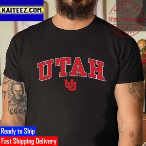 Utah Utes Arch Over Black 2022 Vintage T-Shirt
