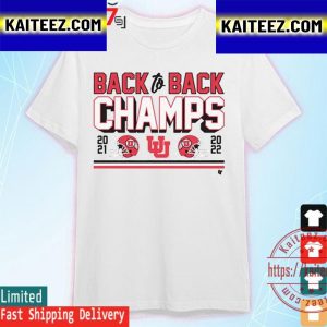 Utah Utes Back To Back Champ 2021 2022 Vintage T-Shirt