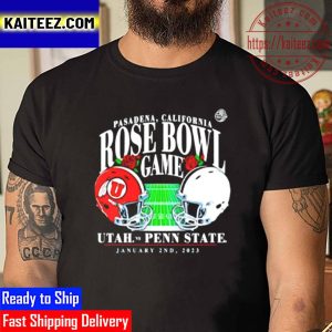 Utah Utes Vs Nittany Lions 2023 Rose Bowl Pasadena California Vintage T-Shirt