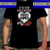 V Is For Video Games Funny Valentines Day 2023 Vintage T-Shirt