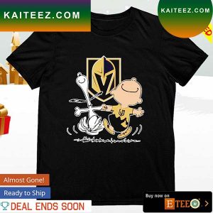 Vegas Golden Knights Snoopy and Charlie Brown dancing T-shirt