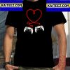 Video Gamer Valentines Day With Controllers Heart For Gamer Vintage T-Shirt