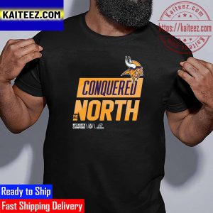 Vikings Conquered North The Nfc North Champions Vintage T-Shirt