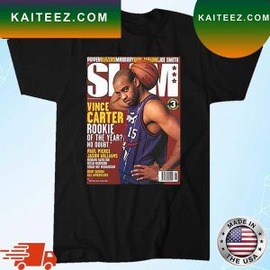 Vince Carter Rookie Of The Year SLAM Cover Vintage T-Shirt