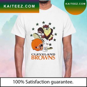 Vintage 1994 Warner Bros Taz Cleveland Browns T-shirt