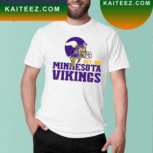 Vintage Minnesota vikings est 1961 NFL Football T-shirt