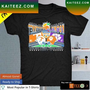 Volunteers vs Clemson Tiger 2022 Orange Bowl hard rock stadium T-shirt