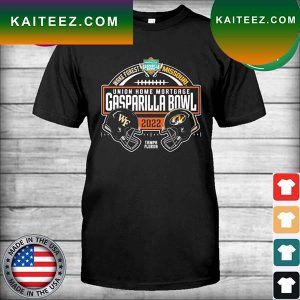 Wake Forest Vs University Of Missouri 2022 Gasparilla Bowl Matchup T-shirt