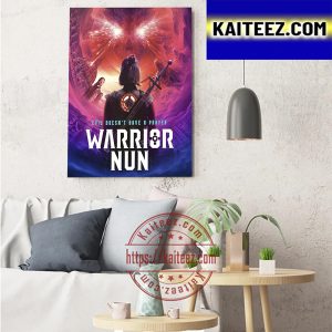 Warrior Nun Evil Doesnt Have A Prayer Art Decor Poster Canvas