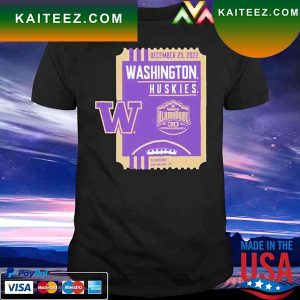 Washington Huskies 2022 Valero Alamo Bowl Bound T-shirt