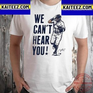We Cant Hear You Officially Licensed Carlos Correa Vintage T-Shirt