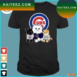 We Love Wrigley Chicago Cubs Baseball Fans And Cat Lovers Funny t-shirt