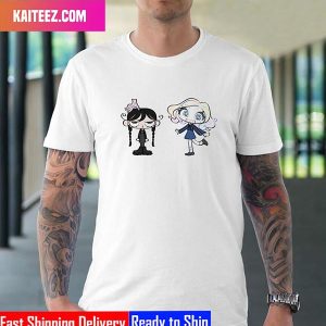 Wednesday And Enid Wednesday Netflix Movie Cute Characters Fan Gifts T-Shirt