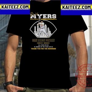Wil Myers San Diego Padres 2015 2022 Thank You For The Memories Signature Vintage T-Shirt