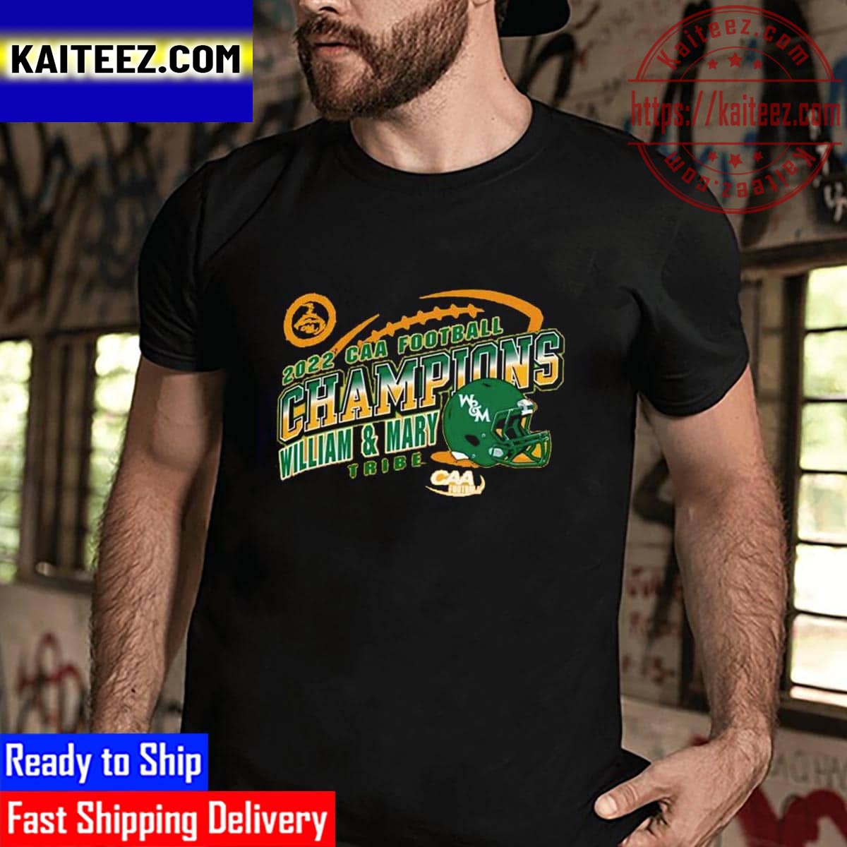 William And Mary Tribe 2022 NCAA Football Champions Vintage T-Shirt ...