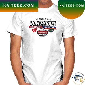 Wisconsin Badgers Vs Florida Gators 2022 KOHL Center Volleyball Matchup T-shirt