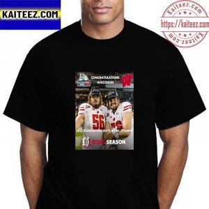 Wisconsin Football 2022 Guaranteed Rate Bowl Champions Vintage T-Shirt