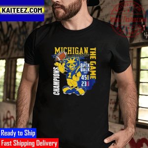 Wolverines Vs Buckeyes 45-23 The Game Champions 2022 Vintage T-Shirt