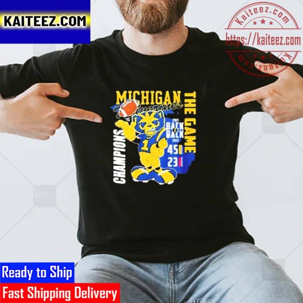 Wolverines Vs Buckeyes 45-23 The Game Champions 2022 Vintage T-Shirt