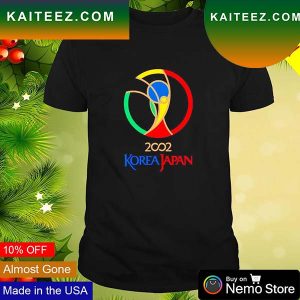 World Cup 2002 South Korea and Japan soccer T-shirt