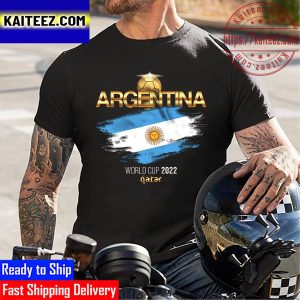 World Cup Champions 2022 Argentina Vintage T-Shirt