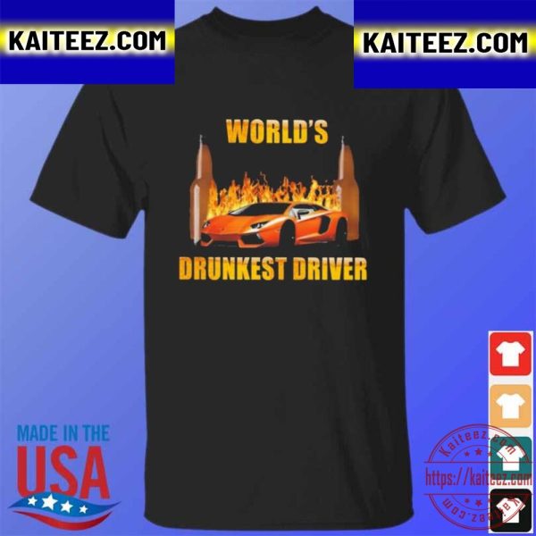 World Drunkest Driver Vintage T-Shirt