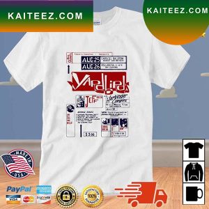 Yardbirds The Concert For Your Love T-Shirt