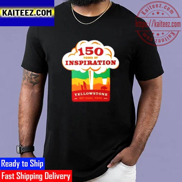 Yellowstone 150 Years Of Inspiration Vintage T-Shirt