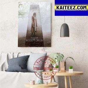 Zacare In The Witcher Blood Origin Official Poster Art Decor Poster Canvas