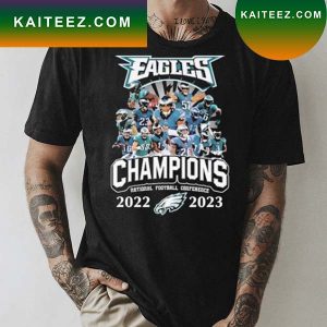 2022-2023 NFC Champions Philadelphia Eagles team T-shirt