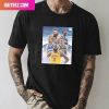 2023 West All-Star Starters Steph Curry x Luka Doncic x LeBron James x Zion Williamson x Nikola Jokic NBA Style T-Shirt