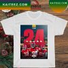 24 Hours Until Kickoff Bengals At Chiefs Rule The AFC T-shirt