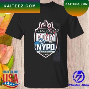49th annual FDNy vs NYPD heroes hockey game 2023 T-shirt