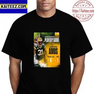 Adrian Amos Hardworking Player Of The Game By Duluth Trading Co Vintage T-Shirt