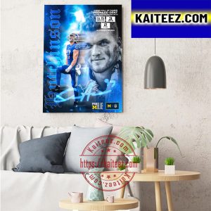 Aidan Hutchinson Joins Hall Of Fame Richard Dent As The Only D Linemen Art Decor Poster Canvas