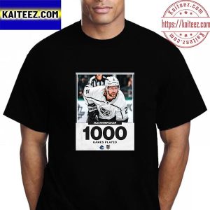Alexander Edler 1000 NHL Games For Vancouver Canucks And Los Angeles Kings Vintage T-shirt