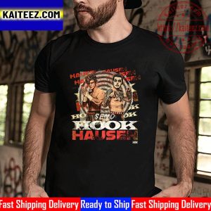 All Elite Wrestling HOOK And Danhausen Send HOOKHausen Again Vintage T-Shirt