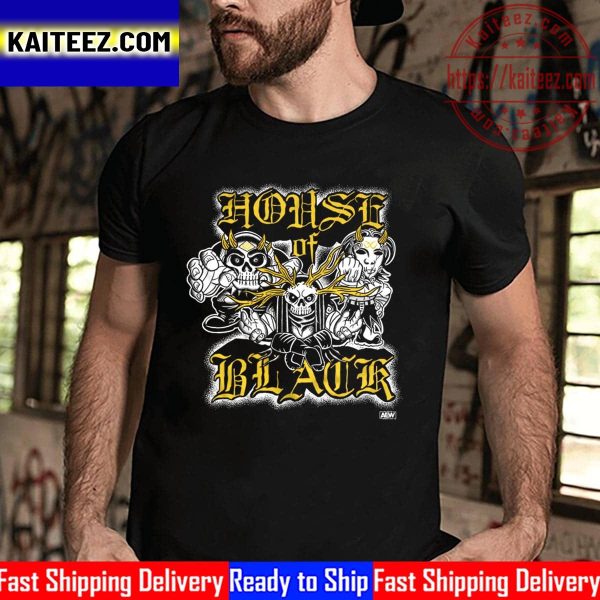 All Elite Wrestling House Of Black Monsters Vintage T-Shirt