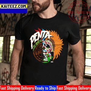 All Elite Wrestling Penta El Zero M Headdress Vintage T-Shirt