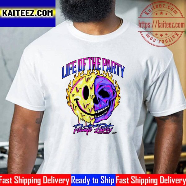 All Elite Wrestling Private Party Life Of The Party Vintage T-Shirt