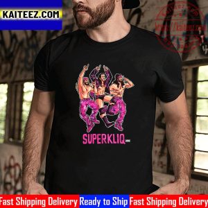 All Elite Wrestling Superkliq Party Vintage T-Shirt