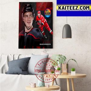 Andrei Svechnikov NHL All Star South Florida 2023 For Carolina Hurricanes Art Decor Poster Canvas