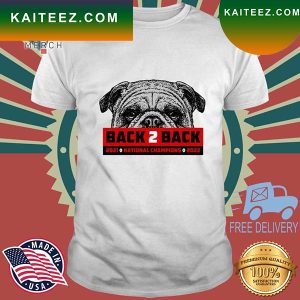 Back 2 Back Champs 2021 2022 National Champions Bulldogs T-Shirt